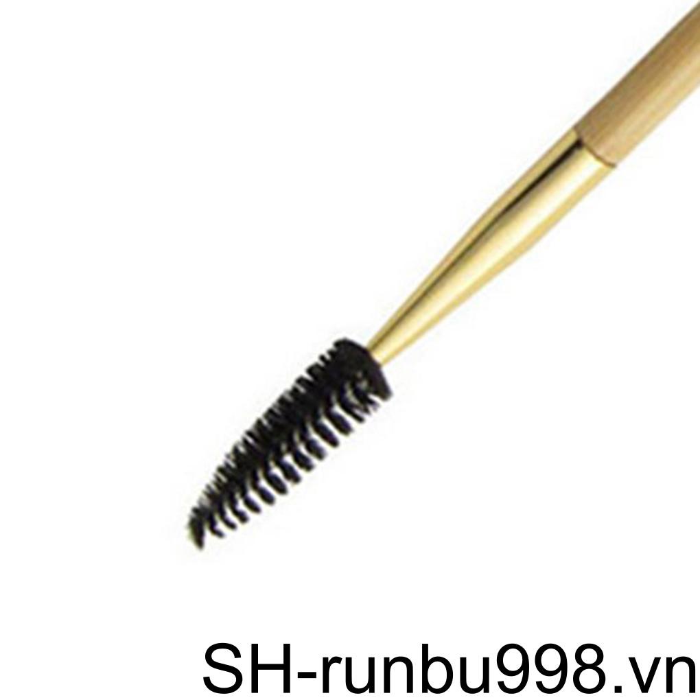 1 Lược Chải Lông Mày Hai Đầu Tay Cầm Bằng Tre Chất Lượng Cao