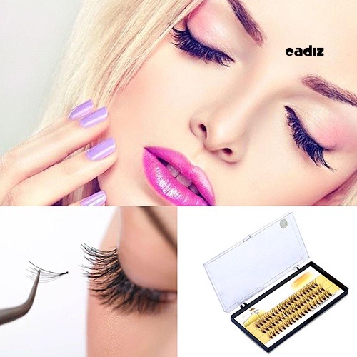 Hộp 60 Cụm Lông Mi Giả Nối Mi Chuyên Nghiệp Cho Nữ