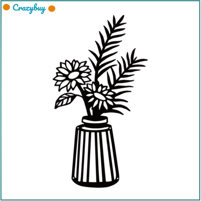 Cr Bình Hoa Treo Tường Bằng Kim Loại Nghệ Thuật