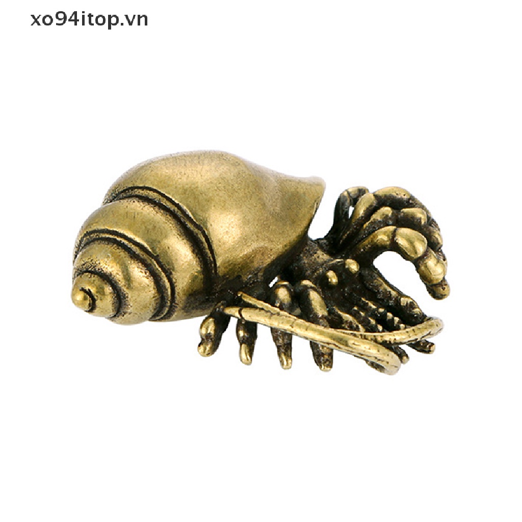 Xoitop Mô Hình Tượng Thú Cưng Nhỏ Bằng Đồng Thau Vintage Để Bàn Trang Trí