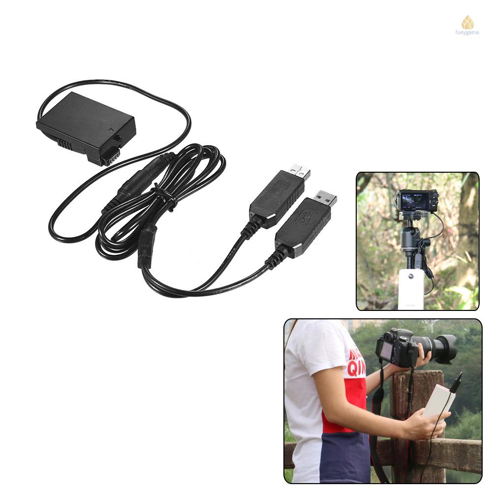 Bộ Sạc Pin Andoer LP-E8 DC USB Chuyên Dụng Cho Rebel T3i T2i T4i T5i EOS 600D 550D 650D 700D Kiss X5 X4 X6