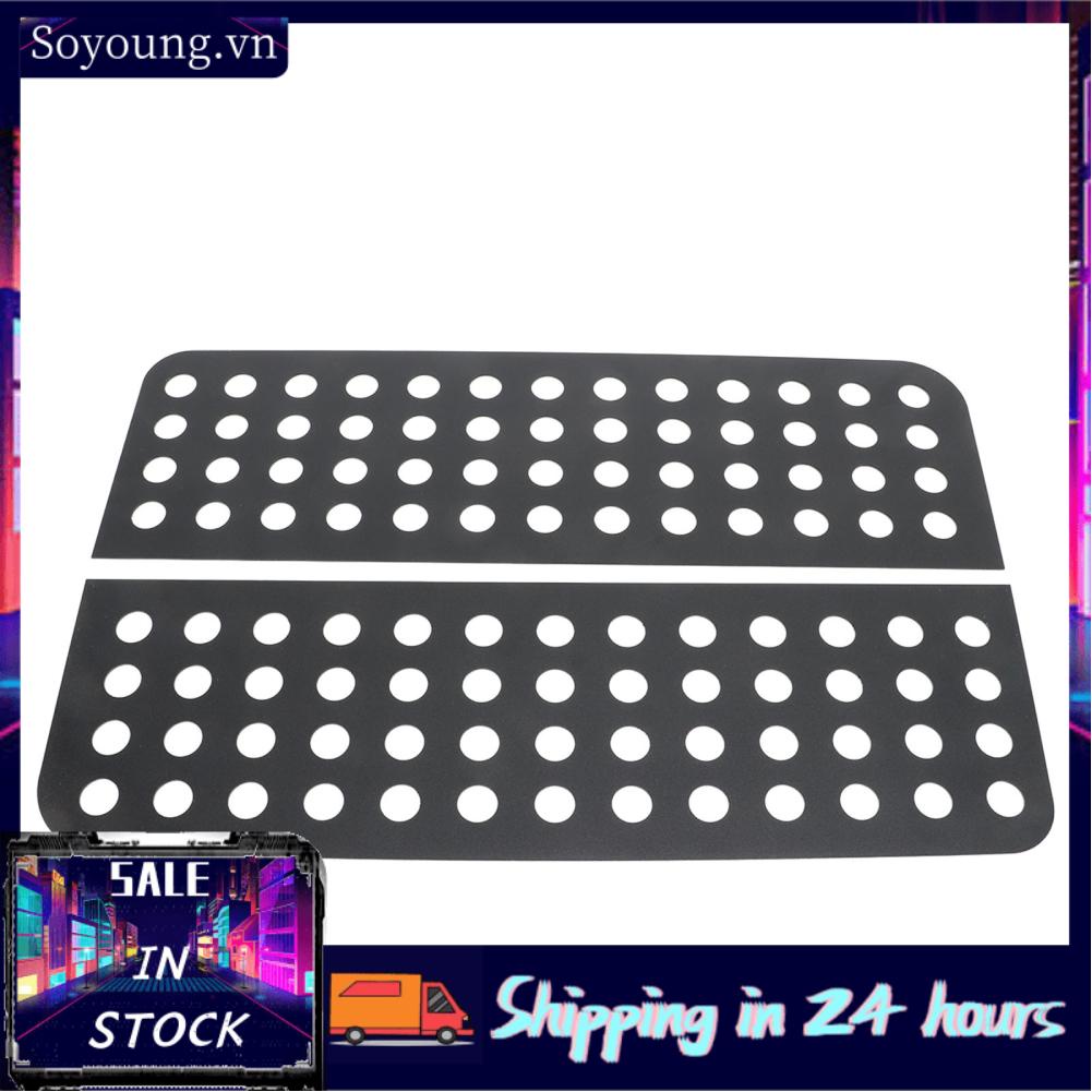 Soyoung 2 Pcs Rear Door Window Decals Aluminium Alloy Glass Panel Trim Strip  for Wrangler JK Unlimited 2007 2008 2009-2017