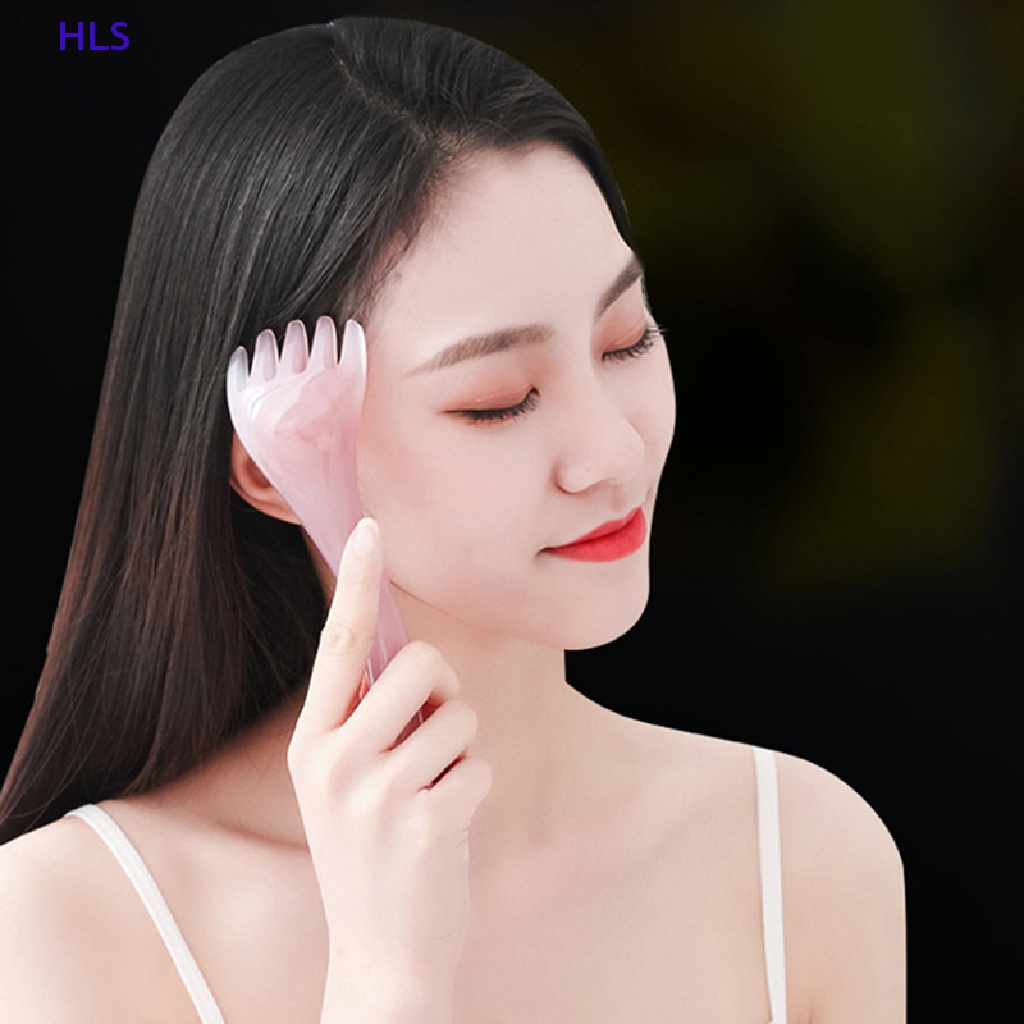 Dụng Cụ Mát Xa Da Đầu Bằng Nhựa Resin Năm Cánh Tiện Dụng