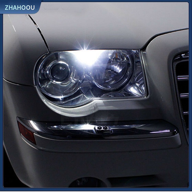 ☃Phụ Kiện Trang Trí Nhà Cửa Kiểu Dáng Dễ Thương Xinh Xắn☃ Set 10 Bóng Đèn Chiếu Sáng Biển Số Xe Ô Tô W5w T10 5050 5smd