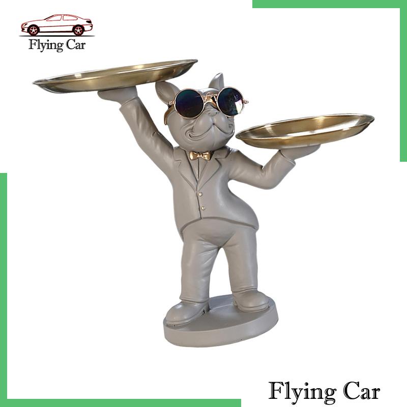 Giá Đỡ Kẹo Hình Chú Chó Bằng Nhựa Resin Để Bàn Trang Trí