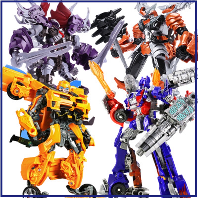 Đồ Chơi Robot Biến Hình Xe Hơi Biến Hình Tyrannosaurus Triceratops Optimus Prime Bumblebee