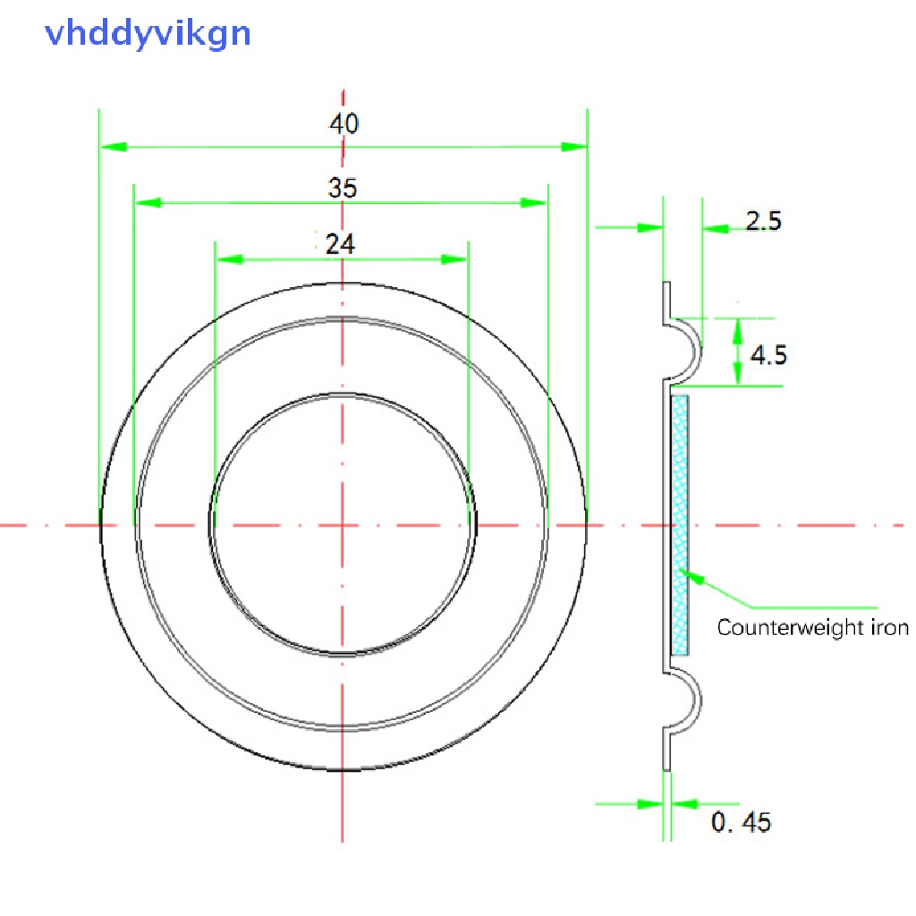 Loa Bass Đường Kính 40mm-1 Tần Số Thấp Chuyên Dụng