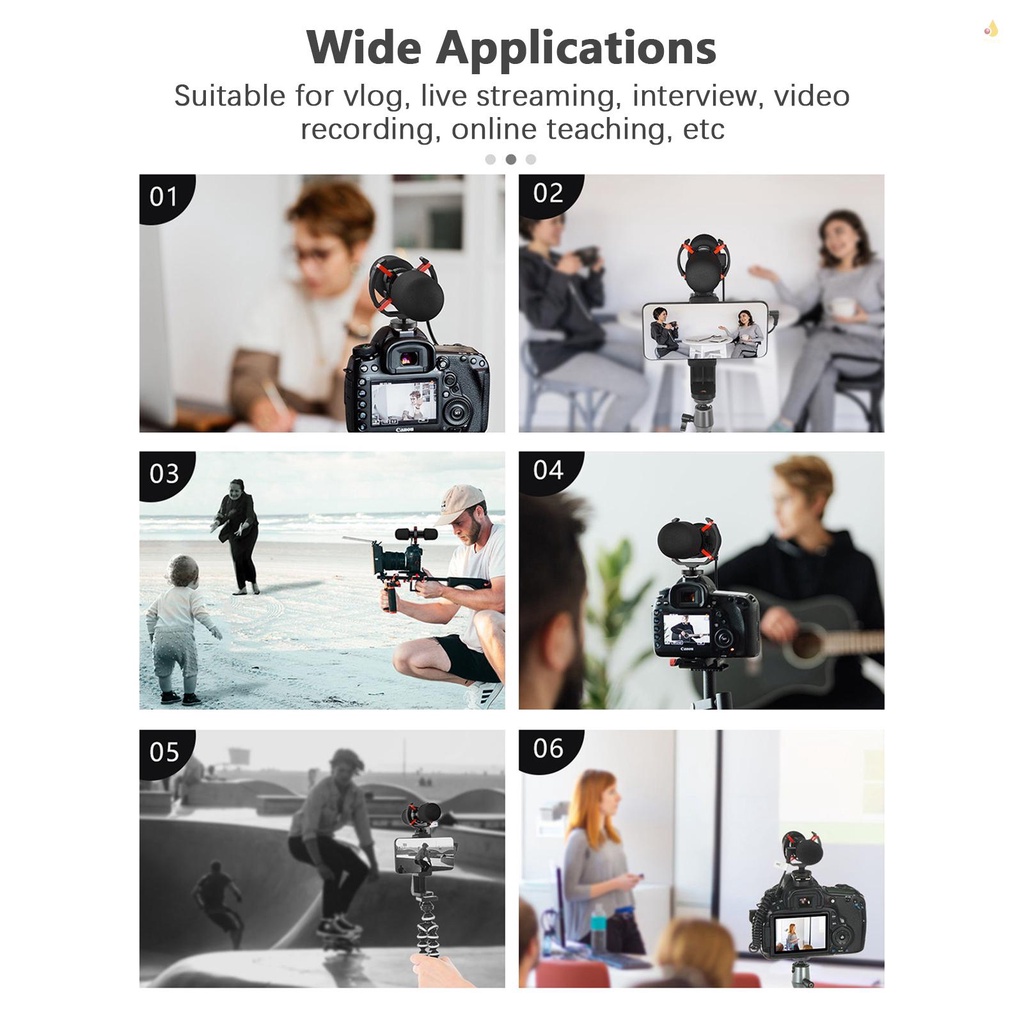 Micro Mini MAMEN Mic-08 Pro Bằng Kim Loại Hai Chiều Giảm Tiếng Ồn Thông Minh Có Phích Cắm 3.5mm