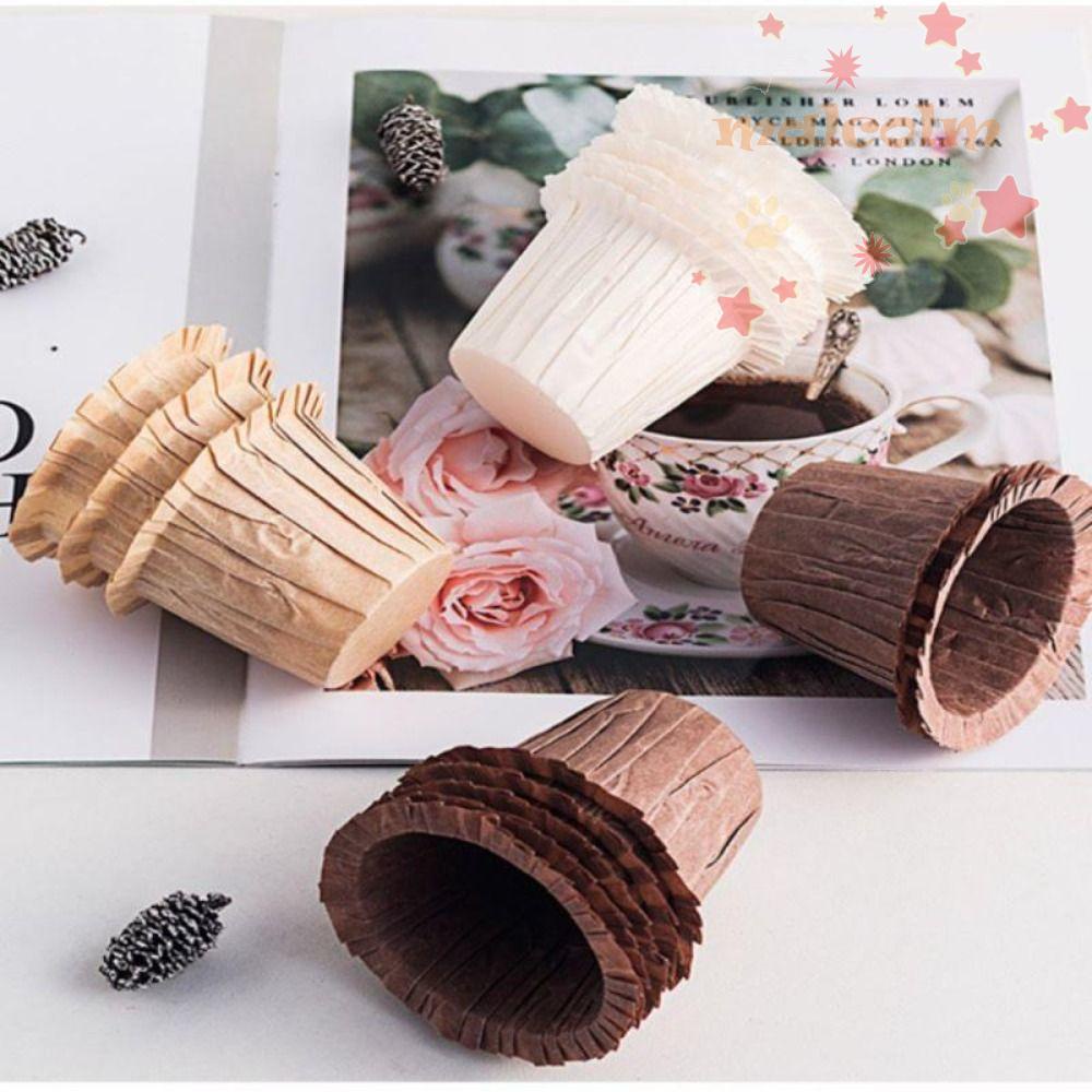Set 30 Cốc Giấy Làm Bánh Trứng Chịu Nhiệt Cao Tiện Dụng