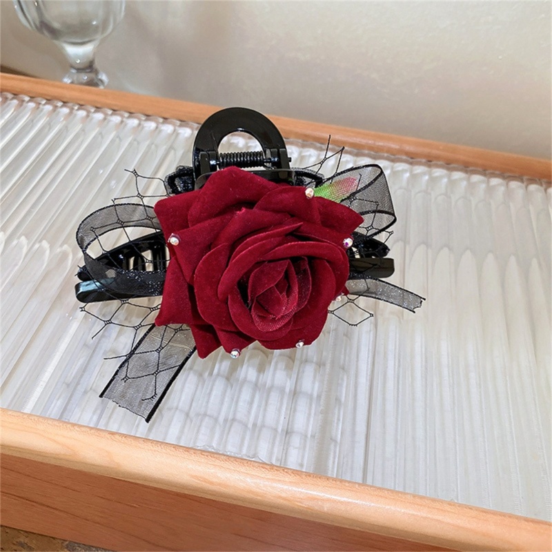 Kẹp Tóc Hoa Hồng ONERI Thời Trang Cho Nữ