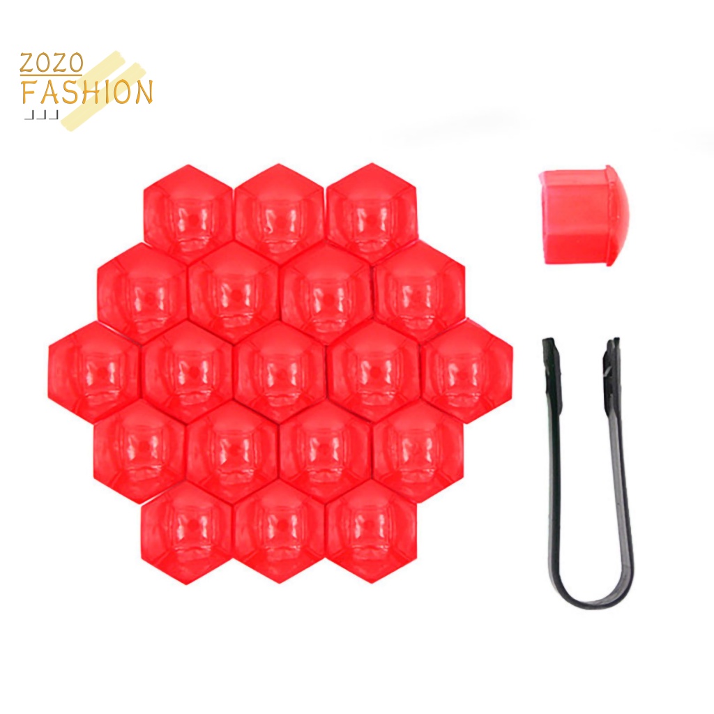 Bộ 20 Vỏ Bu Lông 7 Màu Độ Bền Cao Cho Xe Hơi