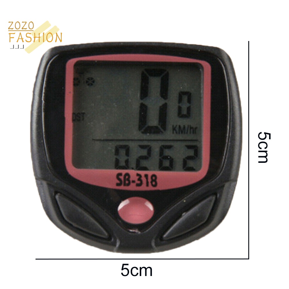 Đồng Hồ Đo Tốc Độ Không Thấm Nước Màn Hình LCD Cho Xe Đạp