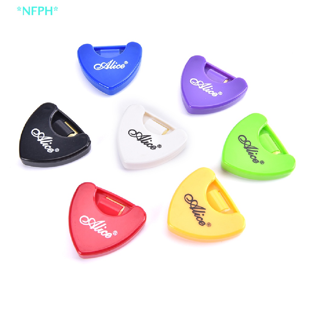 Bộ 6 Miếng Gảy Đàn Guitar + 1 Hộp Đựng Tháo Lắp Nhanh Tiện Dụng Mới