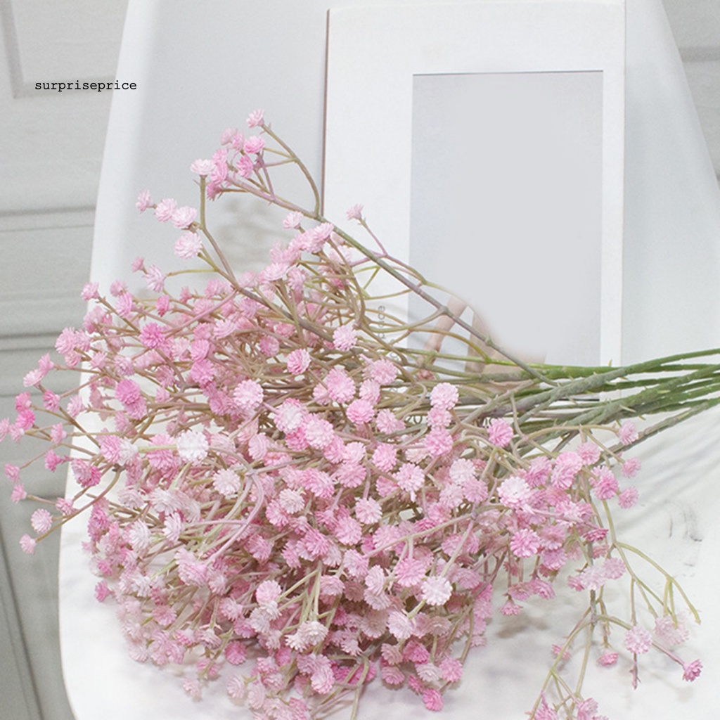 Bó Hoa Gypsophila Nhân Tạo Bằng Nhựa Thân Thiện Với Môi Trường Dùng Cho Văn Phòng