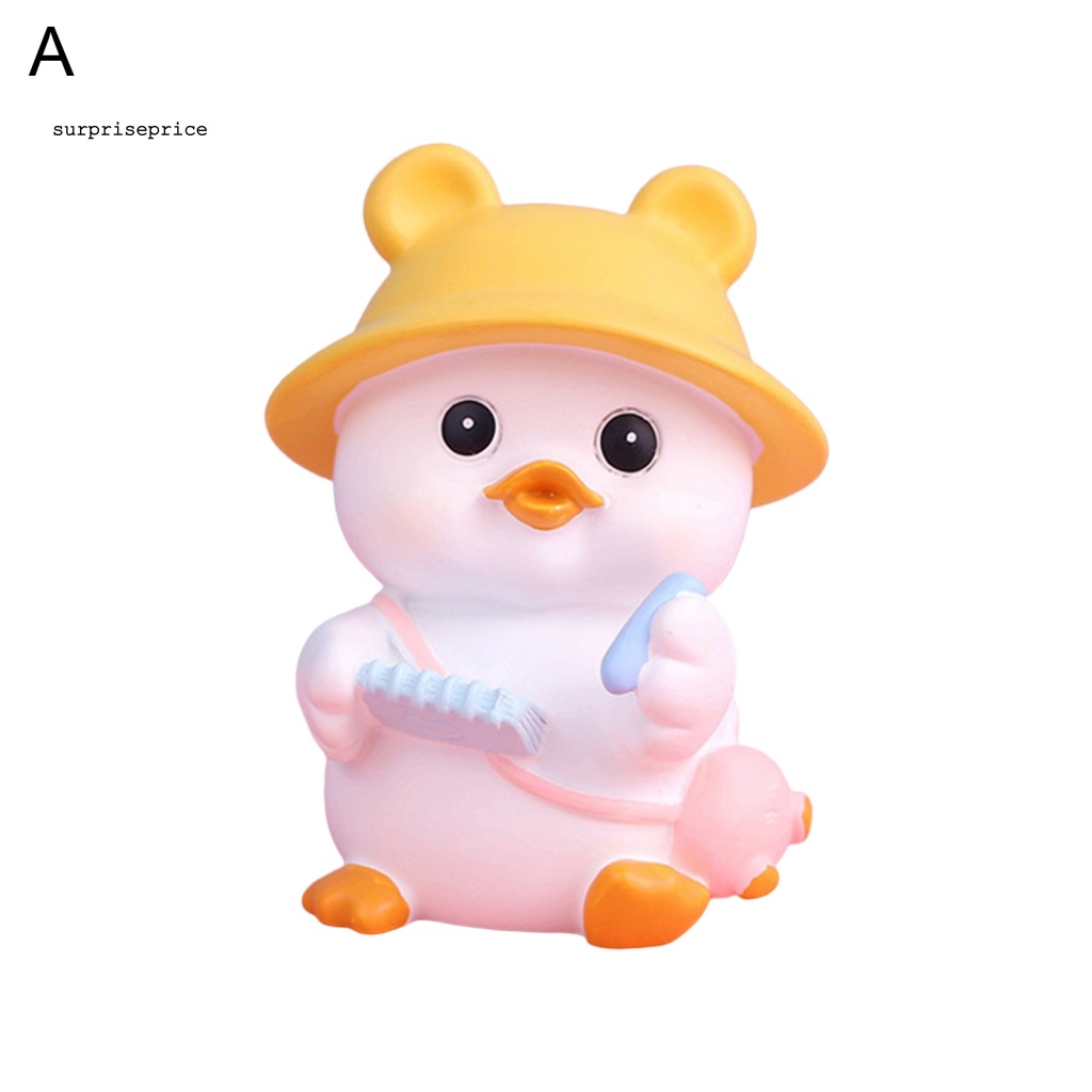 Tượng Vịt Điêu Khắc Màu Sáng Trang Trí Phòng Ngủ / SPA