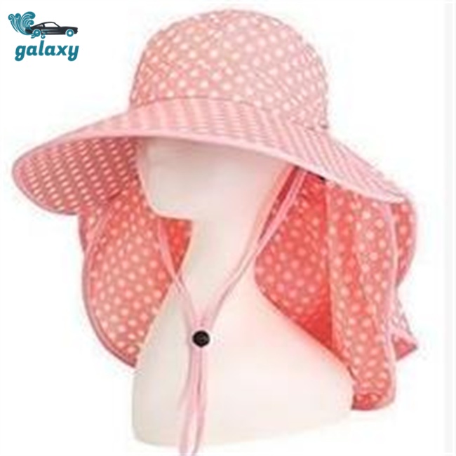 Galaxy Mũ Chống Nắng Chống Tia uv Chắn Gió Kèm Mặt Nạ Che Mặt Tiện Dụng