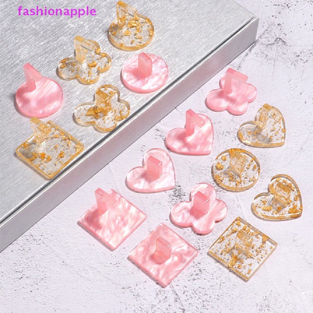 1 Giá Đỡ Trưng Bày Móng Tay Hình Bướm / Trái Tim