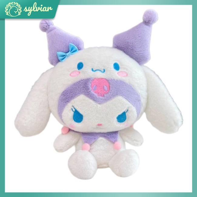 SANRIO Móc Khóa Hình Búp Bê Kuromi Cinnamoroll Nhồi Bông Dễ Thương