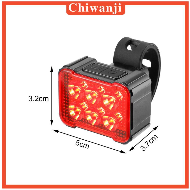 Đèn Pha LED Sạc USB Chuyên Dụng Cho Xe Đạp [Chiwanji] Lưng