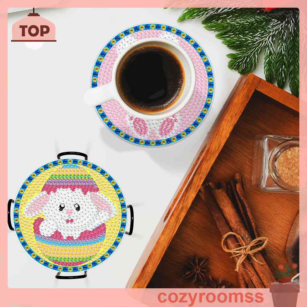 Đế Lót Ly Pha Lê Có Thể Tái Sử Dụng Kèm Giá Đỡ Tiện Lợi Sự Bảo Vệ