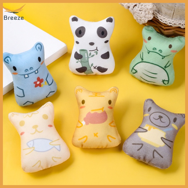 Đồ Chơi Gặm Catnip Bạc Hà Chống Trầy In Màu Sắc Dành Cho Mèo Cưng