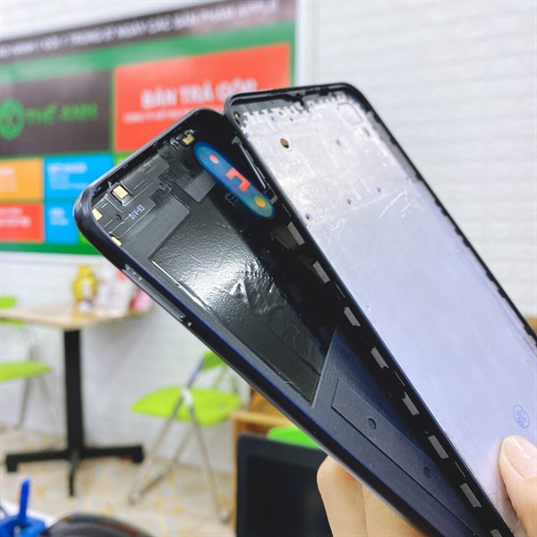 Bộ vỏ Xiaomi Redmi 9a hàng đẹp nấu máy hàng như hình.