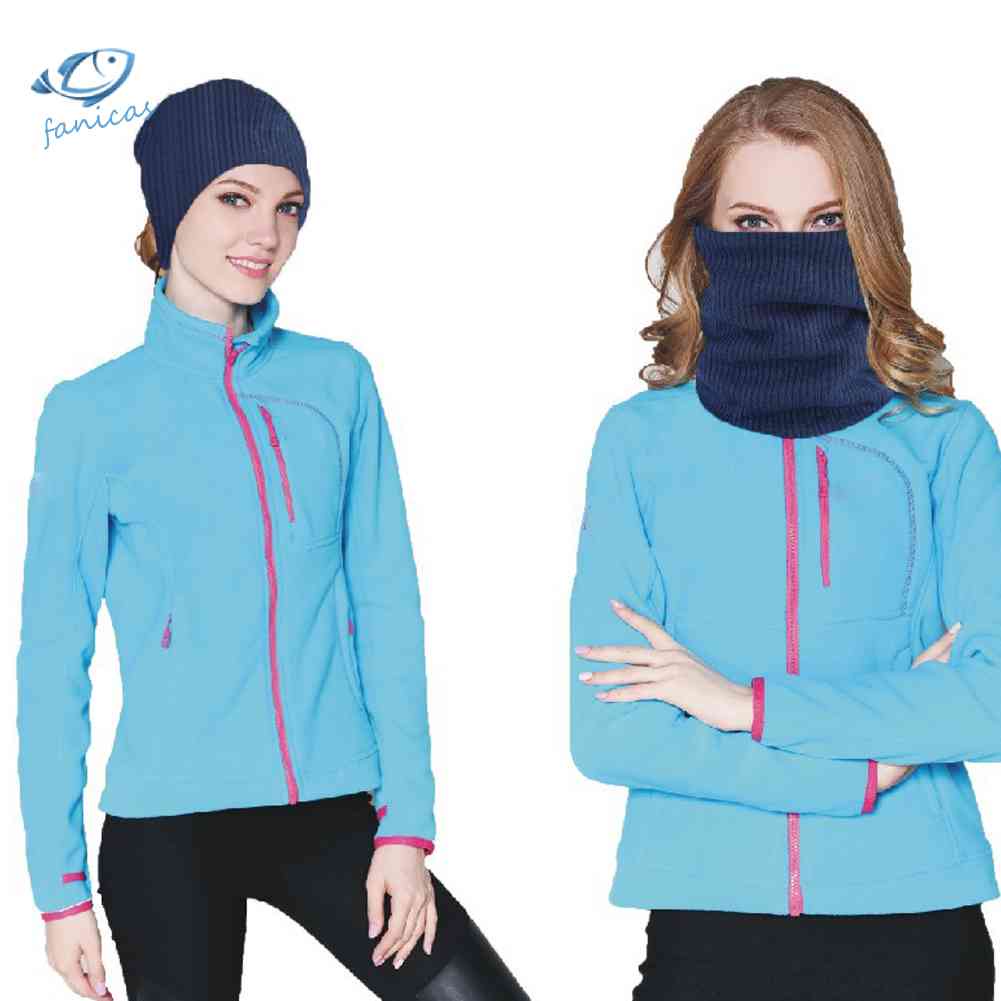 Khăn Choàng Cổ Hai Lớp Co Giãn Màu Trơn Giữ Ấm Mùa Đông Cho Nam Và Nữ