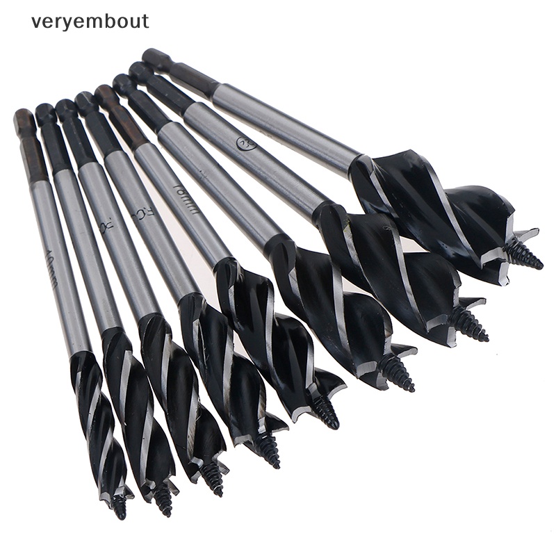 Bộ Mũi Khoan Xoắn 10-25mm Chuyên Dụng Gia Công Vật Liệu Gỗ