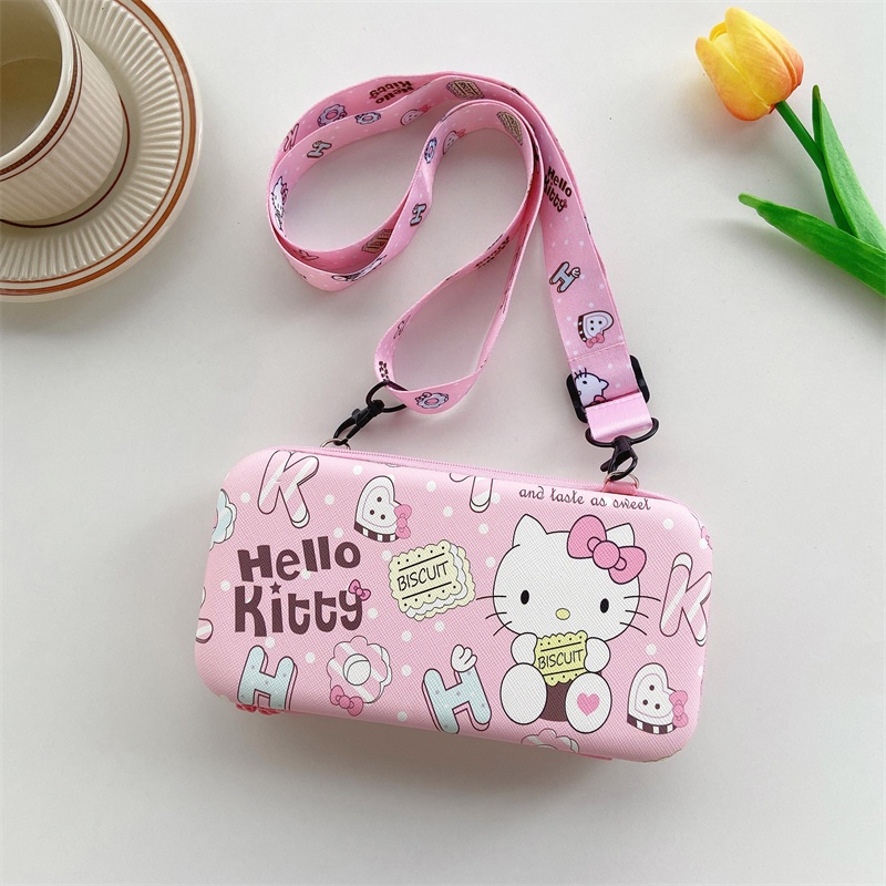 Túi Đựng Tai Nghe / Cáp Sạc USB Có Khóa Kéo Họa Tiết Hoạt Hình Dễ Thương