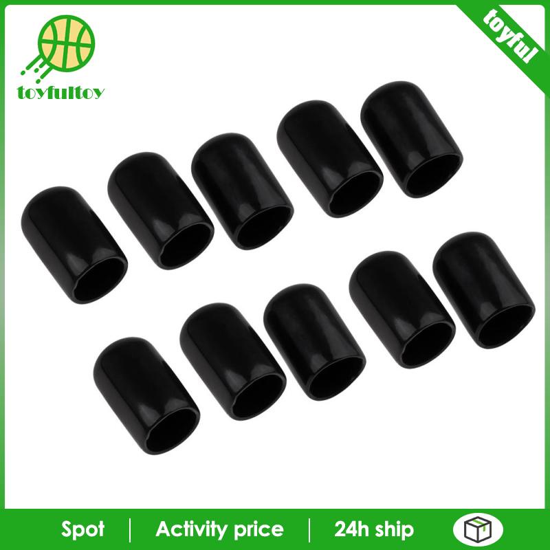 Set 10 Vỏ Bọc Bảo Vệ Đầu Cơ Bida Bằng Cao Su 12mm