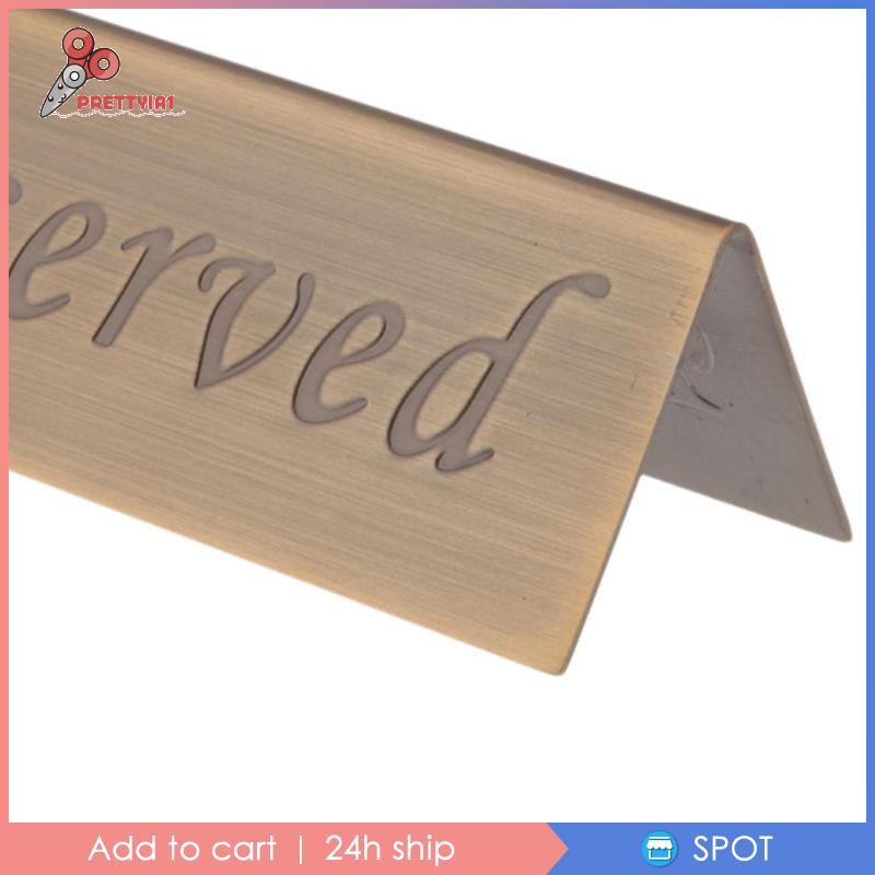 Giá Đỡ Bảng Tên Bằng Thép Không Gỉ Prettyia1