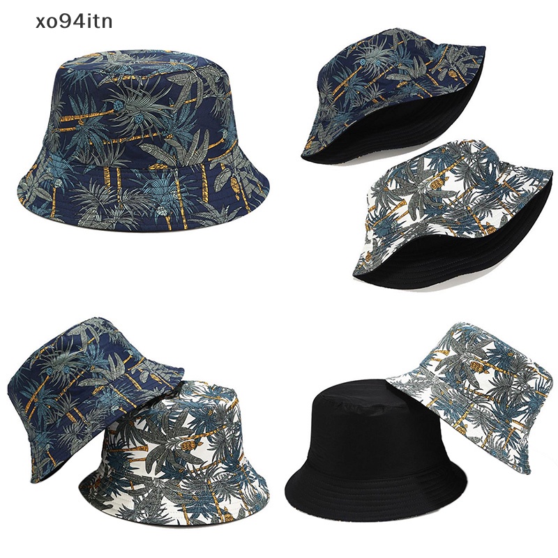 Mũ Bucket Hai Mặt In Họa Tiết Hoạt Hình Graffiti Thời Trang Cho Nam Và Nữ