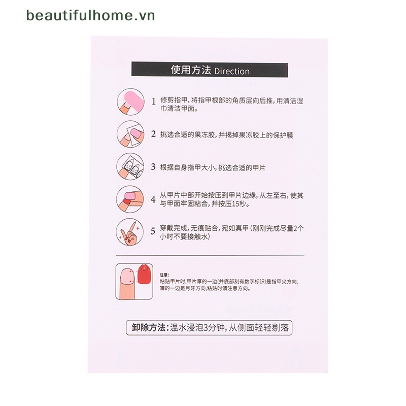 Bộ 10 Thẻ Giấy Cạc Tông Trưng Bày Móng Tay Giả