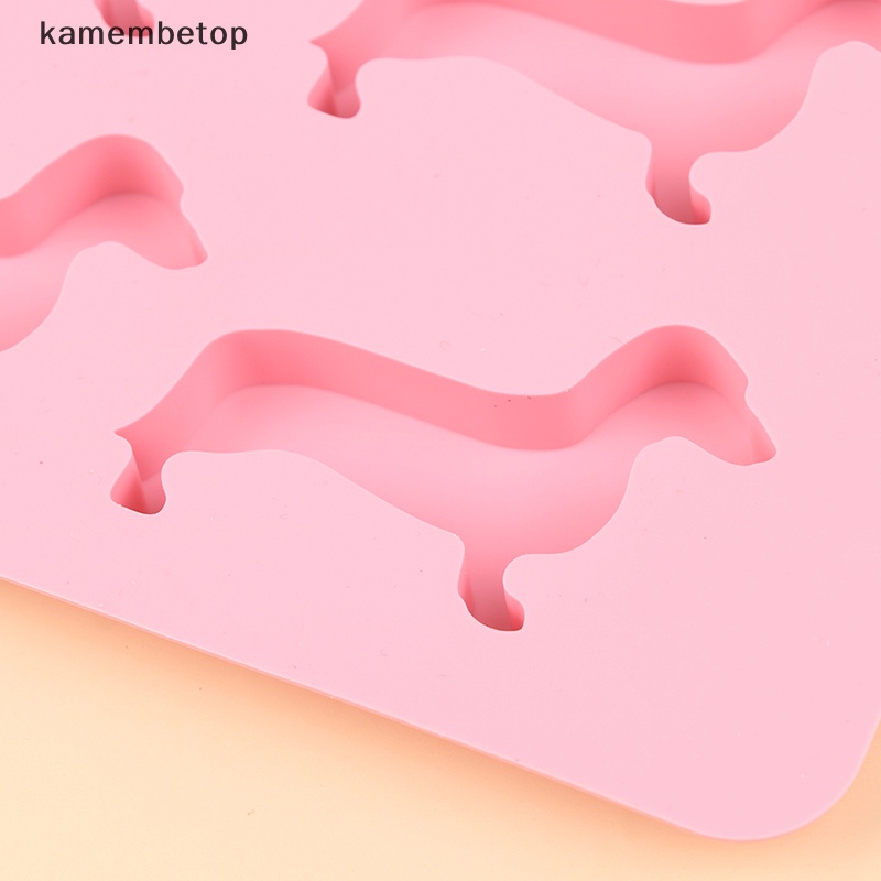 1 Khuôn Làm Đá / Chocolate Hình Dachshund 3D