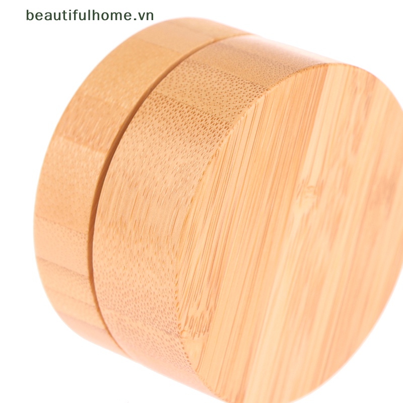 1 Hũ Rỗng Đựng Kem 30 / 50 / 100G Có Nắp Bằng Tre