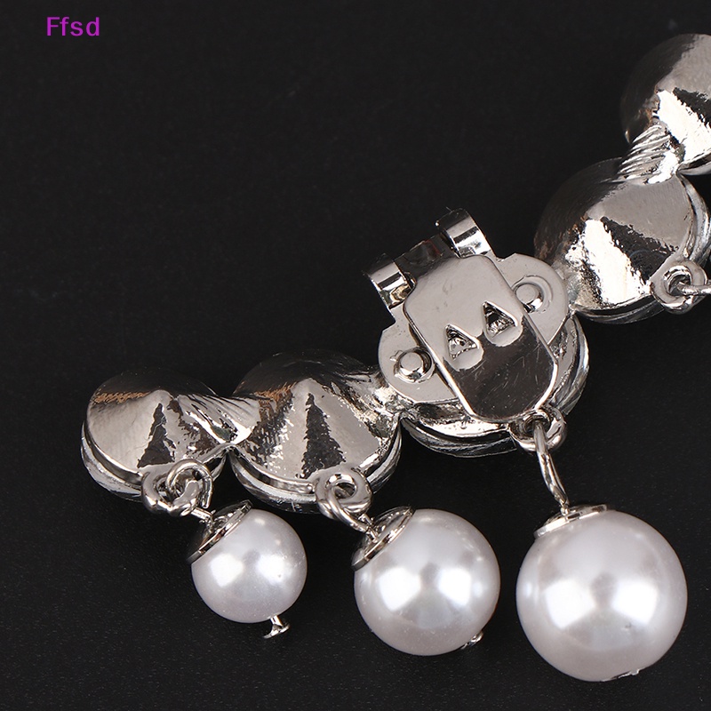 1 Kẹp Đính Đá Trang Trí Giày Cao Gót Cho Cô Dâu