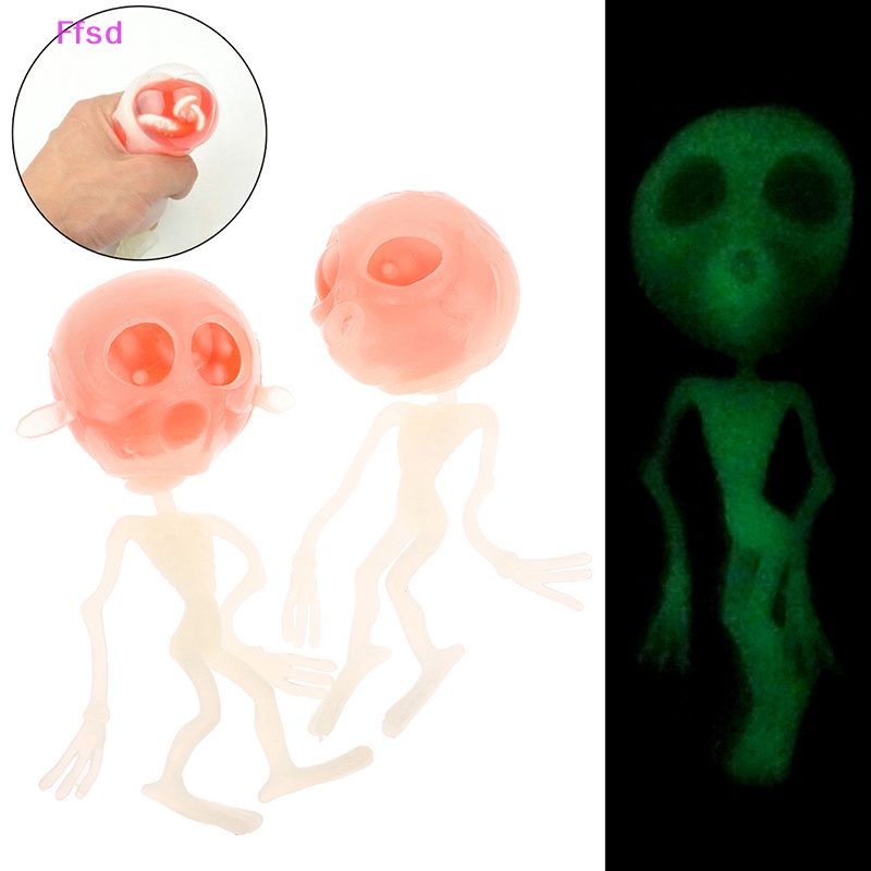 {Ffsd} Đồ Chơi Bóng Bóp Hình Đầu Lâu Người Ngoài Hành Tinh Phong Cách Gothic Mới Lạ Dành Cho Halloween * Bán Chạy