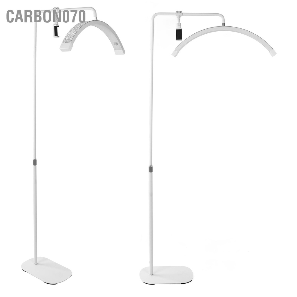 Carbon070 Cây Nối Mi LED Sàn 35W Bán Nguyệt Đèn Làm Đẹp Chăm Sóc Da Hàng Lông Mày Hình Xăm 100‑240V 24Inch