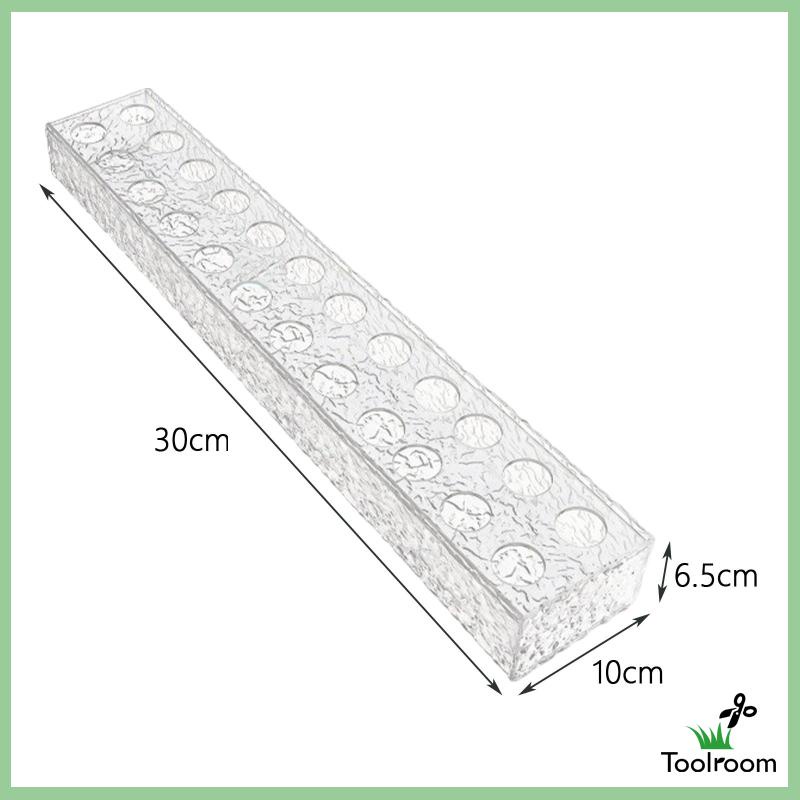 Lọ Hoa Hình Chữ Nhật Bằng Acrylic Trong Suốt Dùng Trang Trí Bàn