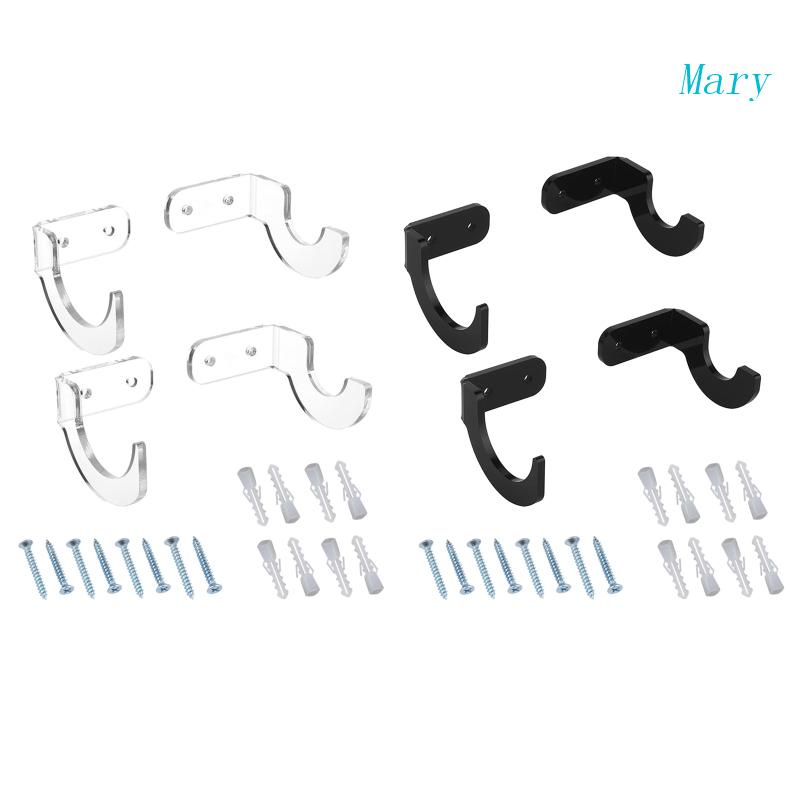 Bộ 2 Cặp Giá Đỡ Gậy Bóng Chày Bằng Acrylic Tiện Dụng