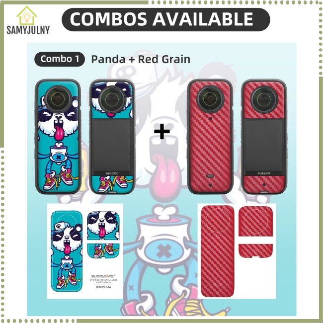 Miếng Dán Pvc Chống Trầy Cho Camera Insta360 X3 Panoramic