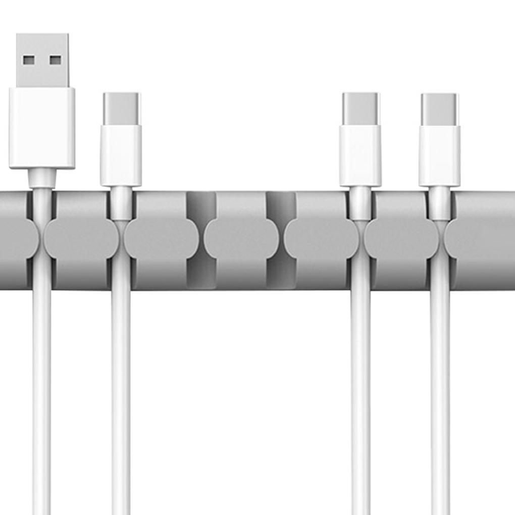 Kẹp Giữ Dây Cáp / Tai Nghe Đa Năng Bằng Silicon