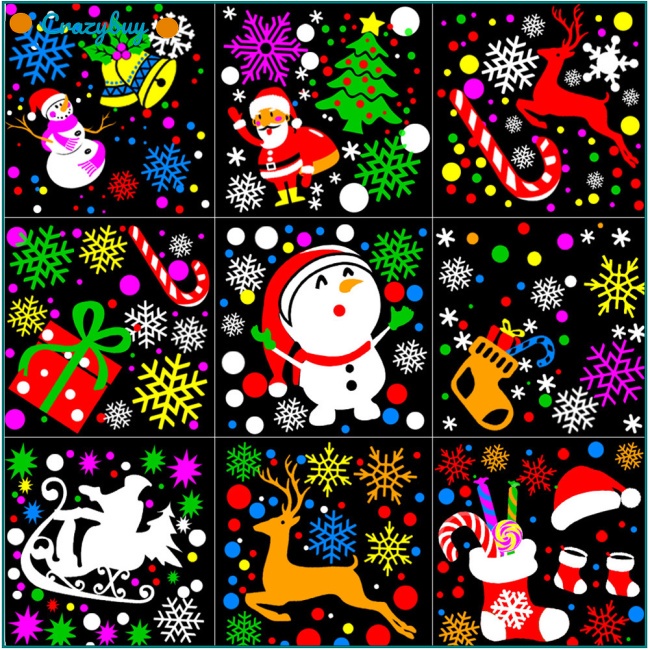 Cr Đèn Chiếu Sáng Giáng Sinh 16 Họa Tiết Độc Đáo Trang Trí Nhà Cửa / Tiệc Tùng