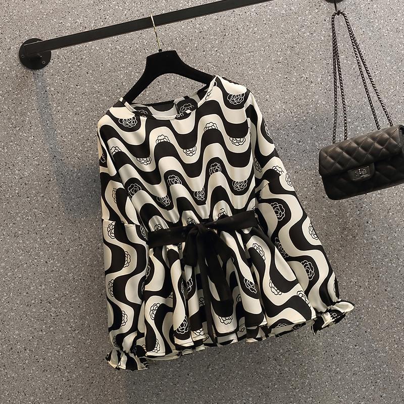 Áo Sơ Mi Chiffon Plus Size Phong Cách Retro Thời Trang Mùa Xuân 2023 Cho Nữ