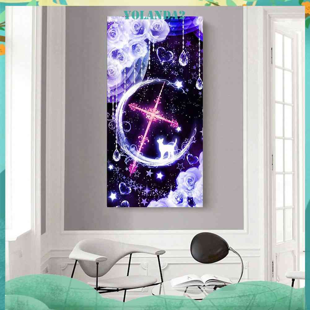 Bộ Tranh Đính Đá Kim Cương Toàn Bộ Hình Vẽ Chữ Thập Diy