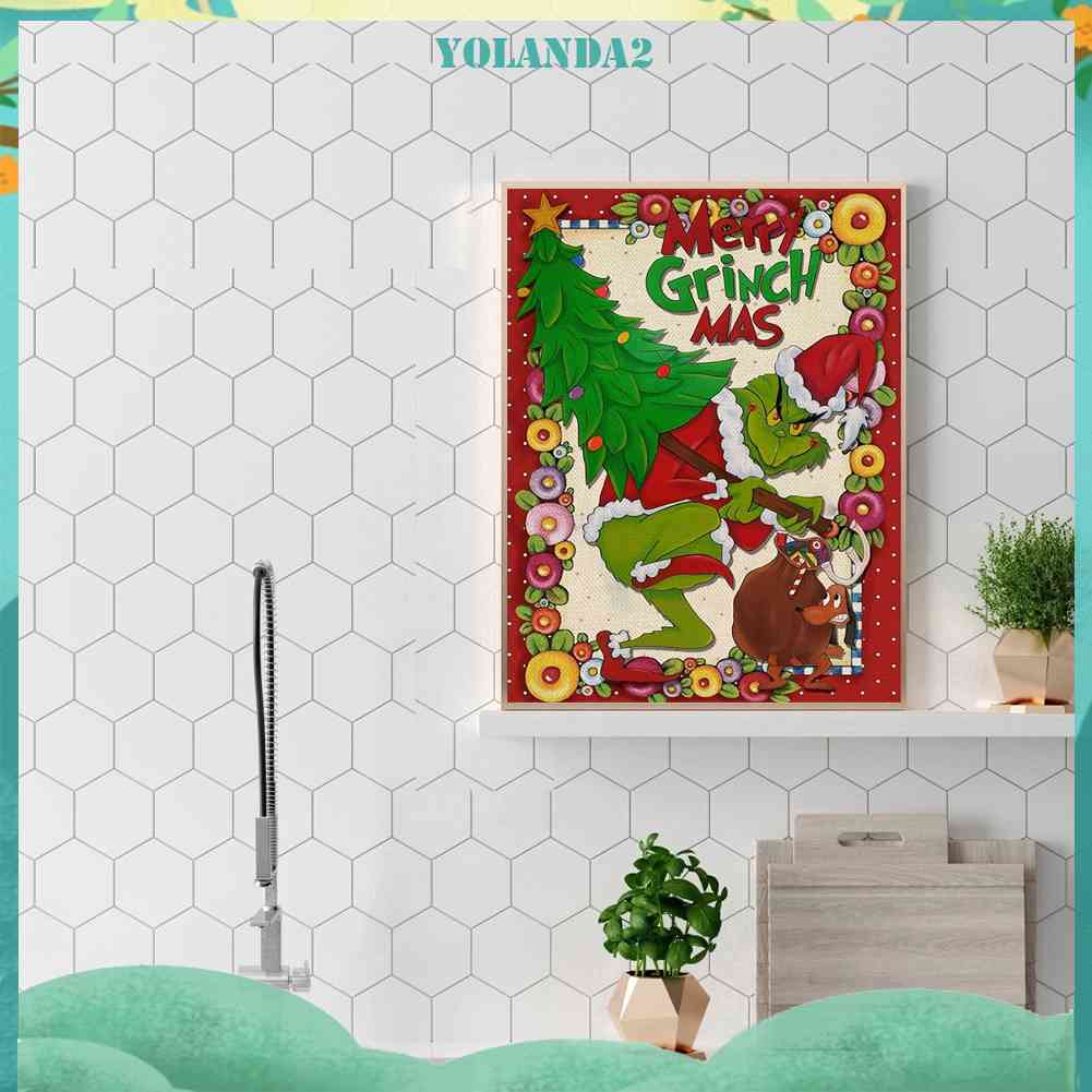 Tranh Đính Đá Kim Cương Toàn Bộ 5D DIY Chủ Đề Giáng Sinh