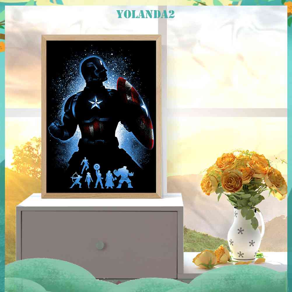 Tranh Đính Đá Kim Cương Toàn Diện Hình Bóng Tròn Kiểu Mỹ