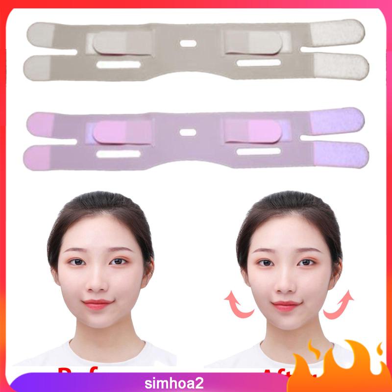 Bộ Giảm Cằm Đôi Màu Trắng Simhoa2