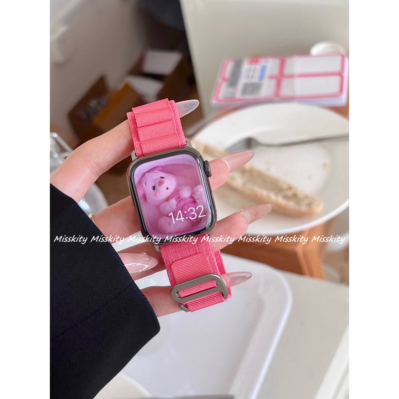 Dây Nylon Đeo Đồng Hồ iWatch Ultra 8 7 6 5 3 44mm 40mm S8 49mm 45mm 41mm 42mm 38mm