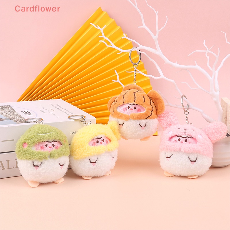 Búp Bê Nhồi Bông Hình Gà / Thỏ 10CM Trang Trí Ba Lô / Móc Khóa Xe Hơi Mới